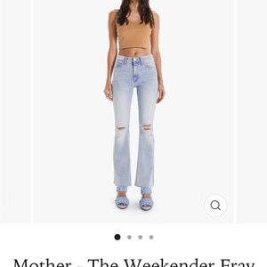 MOTHER The Weekender Fray in Action Shot sz 25